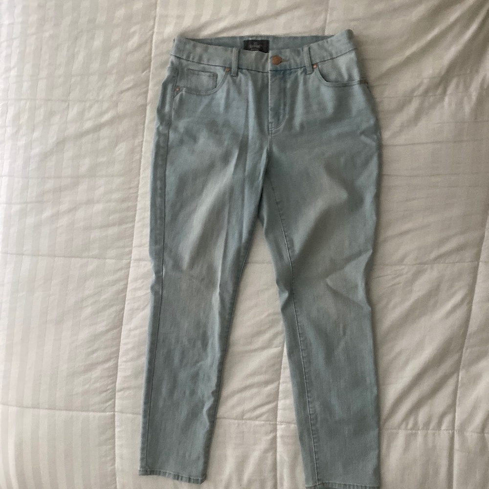 So Slimming Frayed Girlfriend Ankle Jeans
